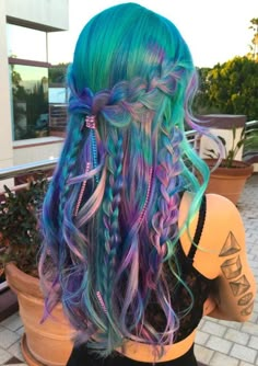 Turquoise Hair Dye, Turquoise Hair Color, Witchy Hair, Color Tips, Turquoise Hair, Lavender Hair, Hair Dye Ideas, Pretty Hair Color, Edgy Hair