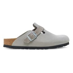 Birkenstock Men's Boston Corduroy Stone Coin Suede Boston Soft Footbed, Birkenstock Men, Top Shoes, Birkenstock, Clogs, Boston, Casual Wear, Coin, Slip On