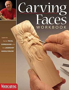 the carving faces workbook is designed to look like santa claus