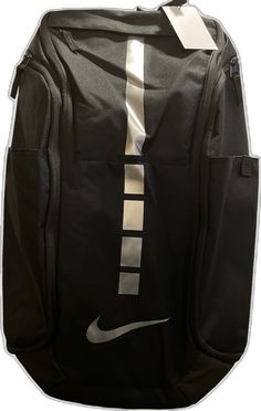 Nike Black Standard Backpack, Nike Black Rectangular Backpack, Nike Black Gym Backpack, Nike Functional Black Backpack, Nike Black Backpack For Gym, Nike Black Travel Backpack, Black Rectangular Backpack For Gym, Rectangular Black Backpack For Gym, Sporty Black Rectangular Backpack