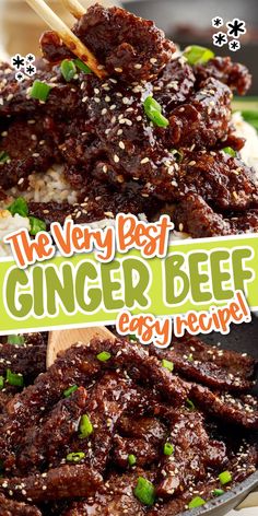 the very best ginger beef is easy recipe