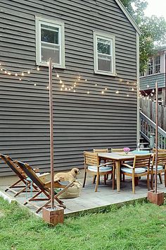 String Lights Outdoor - No clue where to start searching for the correct solution for your needs? Look no further, check out Amazon for everything you need. Patio With Lights, Patio Remodel, Cheap Garden, Diy Outdoor Lighting, Diy String Lights, Patio String Lights, Diy Outdoor Decor, Backyard Lighting, Outdoor Diy Projects