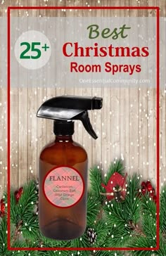 the 25+ BEST Christmas Holiday room spray recipes {made with essential oils}... Holiday Treats, Candy Cane Forest, Peace on Earth, Christmas Cheer, and more Christmas Room Spray, Room Spray Recipe, Morning Hacks, Homemade Essential Oils, Homemade Essential Oil, Essential Oil Spray, Room Freshener, Holiday Room