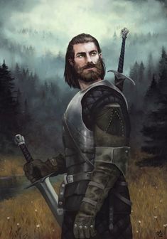 Dnd Medieval, Witcher Characters, Medieval Mercenary, Woman Warriors, Half Elf, Witcher Art, Heroic Fantasy, Fantasy Portraits, Dungeons And Dragons Characters