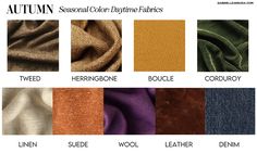 Understand the essence of the Autumn seasonal color family including Dark Autumn, True Autumn, and Soft Autumn.  Including your best fabrics, prints, styling tips, and jewelry. Soft Autumn Orange, Soft Autumn Jewelry, Autumn True, Muted Autumn, Color Seasons