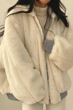 Lamb Clothes, Korean Style Winter, Parka Style, Long Sleeve Outerwear, Women's Wear, Winter 2022