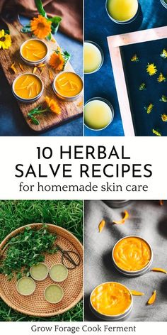 10 Herbal Salve Recipes for Homemade Skin Care: DIY Body Care - Give your skin the natural nourishment it deserves with these 10 herbal salve recipes. From calendula salve to lavender salve, these medicinal flower recipes for DIY body care products, are perfect for your skin. Enjoy the health benefits of these homemade skin care recipes and feel confident with healthy, glowing skin. Diy Body Care Products, Homemade Salve Recipes, Herbal Knowledge, Lavender Salve, Herbal Salve Recipes, Healing Salve Recipe, Homemade Salve, Diy Lotions, Medicine Recipes