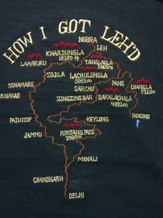 a black t - shirt with the words how i got lead written in different languages