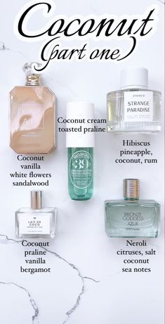 Koleksi Makeup, Coconut Perfume, Fragrances Perfume Woman, Perfume Collection Fragrance, Perfume Lover, Body Care Routine