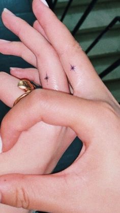 finger tattoo Finger Tattoo, Dainty Tattoos, Subtle Tattoos, Tattoo S, Simplistic Tattoos, Matching Tattoos, Tat Ideas, Mini Tattoos