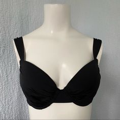 Tommy Bahamas Black Bikini Top. Tie Back With Adjustable Straps And Underwire. Bra Size 34c. Made Of 80% Nylon And 20% Lycra Spandex. New With Tags Elegant Black Swimwear With Padded Cups, Black Padded Underwire Swimwear, Fitted Black Padded Swimwear, Classic Underwire Swimwear, Classic Fitted Underwire Swimwear, Elegant Black Padded Swimwear, Elegant Padded Swimwear For Beach, Elegant Padded Swimwear For Vacation, Classic Stretch Swimwear For Beach