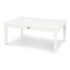 a white coffee table on a white background