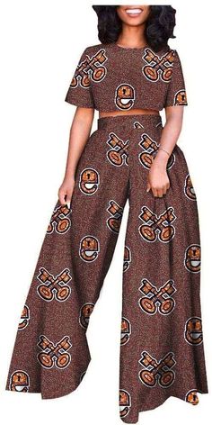 African Pants, African Print Pants, African Print Jumpsuit, Wide Legged Pants, Pant Suits For Women, African Print Clothing