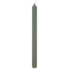 a single candle is shown on a white background