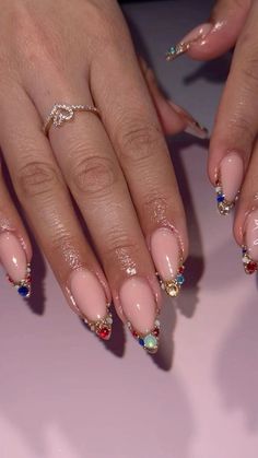 Alomd Nails Cute, Sassy Nails, Ombre Acrylic Nails, Gel Nails Diy, Work Nails, Short Square Acrylic Nails, Pink Acrylic Nails, Square Acrylic Nails