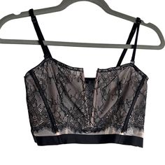 Victoria’s Secret New Black Lace Corset Top Nwt Szs Approximate Layflat Measurements: Under Arm To Under Arm:14 Shoulder To Hem:7 Questions? Leave A Comment Below! K13 Black Fitted Cropped Bra, Fitted Cropped Black Bra, Black Cropped Fitted Bra, Black Lace Corset Top, Black Lace Corset, Lace Corset Top, Lace Corset, Corset Top, Women's Intimates