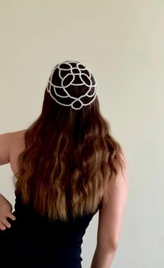 1920 Hair Accessories, 1920s Beading, Bead Headpiece, 20s Headpiece, Vintage Wedding Accessories, Art Deco Accessories, 1920s Headband, Juliet Cap, Gatsby Headpiece