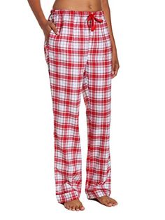 Noble Mount Women's Cotton Lightweight Flannel Lounge Pan... https://www.amazon.com/dp/B073SSZ3G4/ref=cm_sw_r_pi_dp_U_x_an4-BbT44BSRH Pajama Pants Women, Red And White Plaid, Comfy Sweatpants, Flannel Pajama Pants, Womens Pajamas Pants, Flannel Pants, Flannel Dress