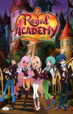 the title for regal academy is shown in this screenshot