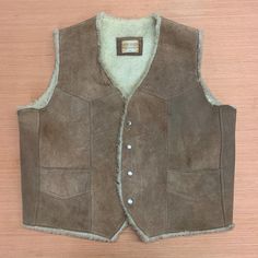 We offer FREE WORLDWIDE SHIPPING on all of our items. Please check measurements for most accurate fit. All measurements are done in inches and with item laying flat. Feel free to message with any questions.  Tag size: XL Measurements in pictures  Flaws: Staining on lining. Wear throughout vest. All flaws pictured. Casual Brown Vest With Button Closure, Vest Outfits, Gender Neutral, Button Up, Adult Outfits, How To Wear, Clothes