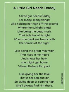 Dad Poems From Daughter, Father And Son Quotes, Life Knowledge