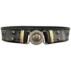 Chanel Perfume, Concho Belt, Goth Jewelry, Silver Belts, Chanel Paris, Chanel Belt, Gianni Versace