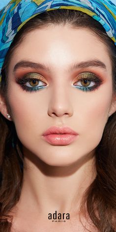 Garden Makeup, Eye Makeup Styles, Graphic Makeup, Barbie Makeup, Colorful Eye Makeup, Artist Palette, Eye Makeup Art, Photo Makeup