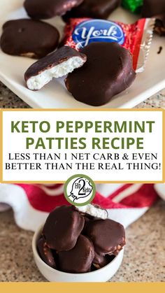 Keto Peppermint Patties Recipe (Less Than 1 Net Carb & Even Better Than the Real Thing!) York Peppermint Patties, Peppermint Patty Recipe, Patty Recipe, York Peppermint Patty, Easy Snacks For Kids, Peppermint Patty, Amazing Desserts, Patties Recipe, Keto Dessert Easy