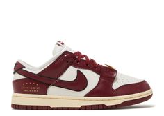 Wmns Dunk Low SE 'Sisterhood Team Red' - Nike - DV1160 101 - sail/team red/black/muslin | Flight Club Wmns Dunk Low, Nike Dunks Low, Summer Collection Men, Dunks Low, Jordan 4’s, Timeless Color Palette, Jordan Yeezy, Team Red, Nylon Pants