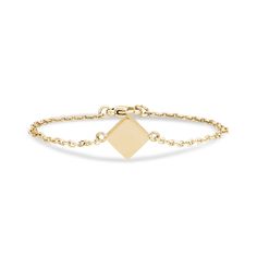 The diamond square urn bracelet is a perfect way to keep a loved one close to you. Crafted from stainless steel, this water-resistant bracelet houses a small, secure area for a bit of ashes as a memento. The square urn bracelet is also engravable on both sides. Memorial jewelry is a touching way to remember and honor those who have passed. The square shape measures 10mm (0.4") wide and 5mm (0.2") thick, and bracelet has a length of 6.25 inches, with the option of wearing it at 6.25" or 7.25" wit White Gold Diamond Bracelet With Box Chain As Gift, Modern Diamond Bracelet As A Gift, Modern Rectangular Jubilee Diamond Bracelet, Diamond Bracelet With Box Chain For Gift, Diamond Bracelets With Box Chain For Gifts, Adjustable White Gold Rectangular Bracelet, Adjustable Rectangular White Gold Bracelets, Adjustable Rectangular White Gold Bracelet, Rectangular White Gold Jewelry For Promise