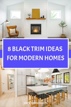 four black trim ideas for modern homes