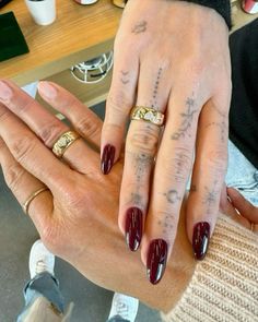 Nagellack Trends, Casual Nails, Burgundy Nails