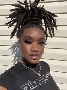 Real Locs, Loc Goddess, Women With Locs, Dread Head, Loc Inspiration, Short Locs, Loc Hairstyles, Beautiful Locs