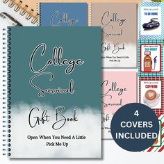 the college journal gift book with 4 covers included