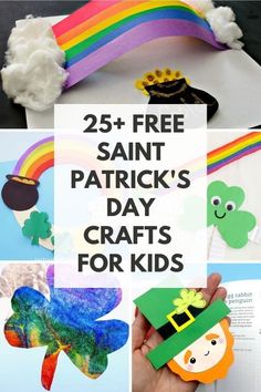 st patrick's day crafts for kids that are fun and easy to make with the kids