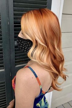 Summer Copper Hair Highlights, Highlights Red, Haircolor Ideas, Red Hair Color Ideas, Aesthetic Face, Red Blonde Hair, Strawberry Blonde Hair Color, Face Frame