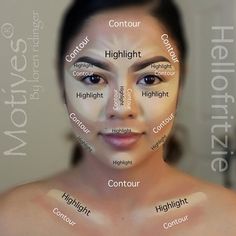 Makeup Instructions, Easy Contouring, Make Up Mata, Teknik Makeup, Contouring For Beginners, Contouring Makeup, Makeup Tip, Smink Inspiration, Beauty Make-up