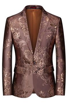 Discover the very best Stylish Brown Printed Slim Fit Men Event Blazer | Men Jacket for work,prom and wedding occasions at Bradymensuit. Custom made Coffee Notched Lapel mens blazers with high quality. Floral Suit Jacket, Luxury Embroidery, Suits Prom, Slim Fit Blazer, Stylish Blazer, Mens Suit Jacket, Tuxedo Blazer, Mens Sport Coat, Plaid Suit