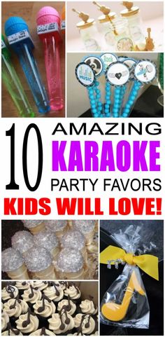 the top ten karaoke party favors that kids will love are great for birthdays or any special occasion