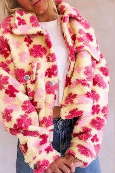 Dream Clothes Aesthetic, Cute Pink Fashion, Button Up Jacket, Trends 2023, Estilo Preppy, Cute Preppy Outfits