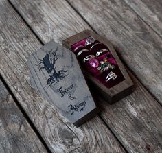 "★ Custom Coffin Ring Storage Organizer ★ ✔️ ITEM DETAILS: * This cute coffin ring box is made of local natural oak wood and would be a great present for all who are close to You!! * The item is made in three colors: NATURAL, RED and DARK OAK. * Carefully finished by hands. * Measurements: - inner: 3 1/4\" x 2\" across and 1 1/10\" deep (83 x 50 mm across x 28 mm deep) - outer 4 1/4\" x 2 1/2\" across and 1 1/2\" - height (108 x 66 mm across and 40mm - height) ‼️ ATTENTION ‼️ There are 3 options Engagement Ring Dish, Coffin Ring, Natural Oak Wood, Ring Organizer, Ring Storage, Uncle Gifts, Engagement Ring Box, Aunt Gifts, Cute Rings