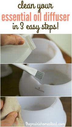 how to clean an essential oil diffuser in 3 easy steps Diffuser Recipes, Essential Oil Diffuser Blends, Oil Diffuser Blends, Doterra Oils, Oil Uses, Essential Oil Uses, Doterra Essential Oils, Diffuser Blends