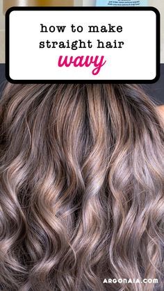 Wavy Hair, Hair Hacks, Straight Hairstyles, Hair