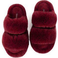 PRICES MAY VARY. FUZZY and CUTE easy slip-on style with plush faux fur upper cradles your feet in fuzzy comfort. Classic slide style with fashion 26 band design makes them the perfect house slippers and match well with your loungewear, pajamas, or robes set. MOISTURE WICKING and BREATHABLE coral fleece lining is soft and can keep your feet comfortable and cozy. Enjoy the cushy and fuzzy faux fur home slippers whether you are bare feet or wearing socks. ULTRA LIGHT and SOFT rubber soles are flexi Winter Faux Fur Lined Slippers, Cozy Fluffy Winter Slippers, Winter Faux Fur Slippers With Scuffs, Winter Sheepskin Slippers With Faux Fur Lining, Soft Faux Fur Winter Slippers, Fluffy Faux Fur Slippers For Winter, Fall Faux Fur Lined Slippers, Comfortable Winter Slippers With Faux Fur Trim, Fluffy Faux Fur Comfy Slippers