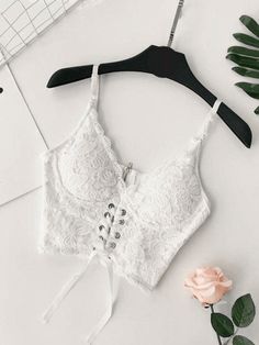 ⚡️Buy Front Tie Lace Bustier White XL under $21.00 in Tops&Tees Online. Style: Sexy Color: Black,White Fabric Content: Polyester, Viscose Fit Type: Slim fit Neckline: V Neck Sleeve Length: Sleeveless Design: Eyelet Lace-Up, Back Zipper, Adjustable Strap. ✓2022 NEW YEAR SALE | $10 OFF OVER $75 CODE: NY1 I $25 OFF OVER $125 CODE: NY2 | $35 OFF OVER $215 CODE: NY3✓Free Shipping on all orders over $69 USD.. Check reviews and order Front Tie Lace Bustier today. Sleeveless Lace Crop Top With Straps, Summer Lace Corset Bra Friendly, Summer Lace Corset With Bra Friendly Design, Summer Lace Corset, Bra Friendly, Sleeveless Lace Corset With Built-in Bra, Lace Corset With Built-in Bra, Lace Camisole With Straps, Sleeveless, Sleeveless Lace Crop Top With Built-in Bra, Bra-friendly Sleeveless Lace Camisole