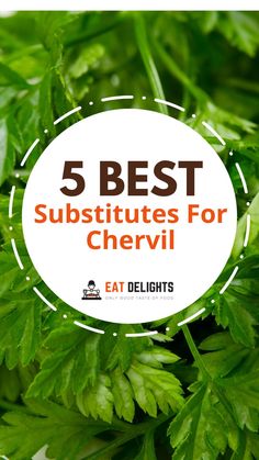 green leaves with the words 5 best substitutes for cheri