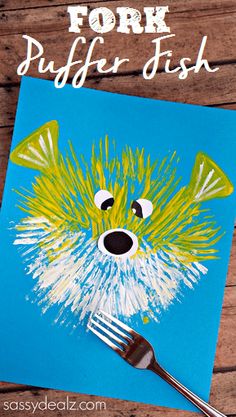 this is an easy art project for kids to do with their favorite animal, the porrf