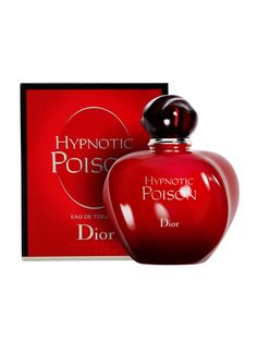 DIOR HYPNOTIC POISON 3.4 FL OZ 100 ML EAU DE TOILETTE FOR WOMEN (Factory Sealed in Cellophane) ... "You don't wear Hypnotic Poison perfume, it wears you: that is the credo of this magnetic eau de toilette. The sultry fragrance bathes the skin in a mysterious and irresistible scent, like a bewitching elixir. Hypnotic Poison Eau de Toilette is the ambery and vanilla-tinged version of Poison, the iconic fragrance of the House of Dior, created in 1985. Its captivating scent reveals a refreshing hear Christian Dior Hypnotic Poison, Hypnotic Poison Dior, Poison Perfume, Perfume Dior, Perfume Carolina Herrera, Dior Perfume, Perfume Store, Perfume And Cologne, Vanilla Fragrance