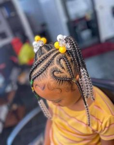 2025 Hairstyles, Hairstyles With Beads, Kid Hair