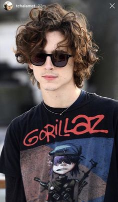 Timmy T, The Perfect Guy, Curly Hair Men, Hair Reference, Long Curly Hair, Gorillaz